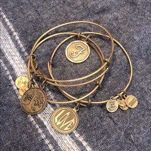 Alex and Ani bracelet set